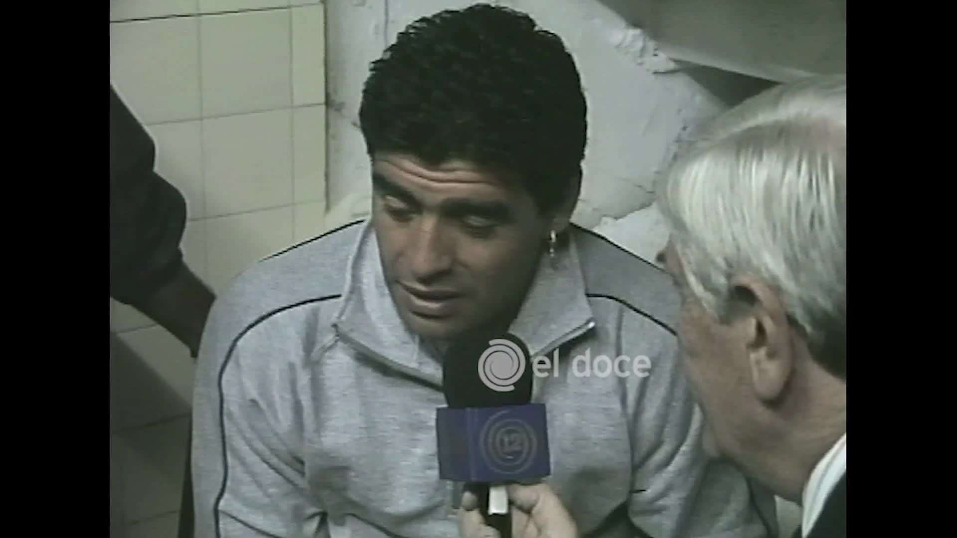 El encuentro entre Maradona y Falucho Laciar