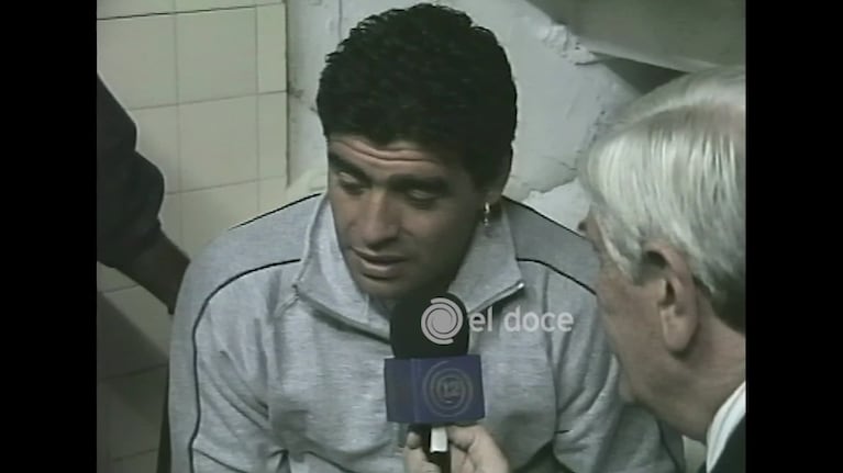 El encuentro entre Maradona y Falucho Laciar