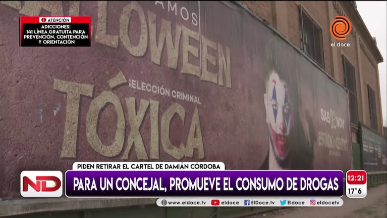 Publicidad polémica: el concejal asegura que hay apología a la droga