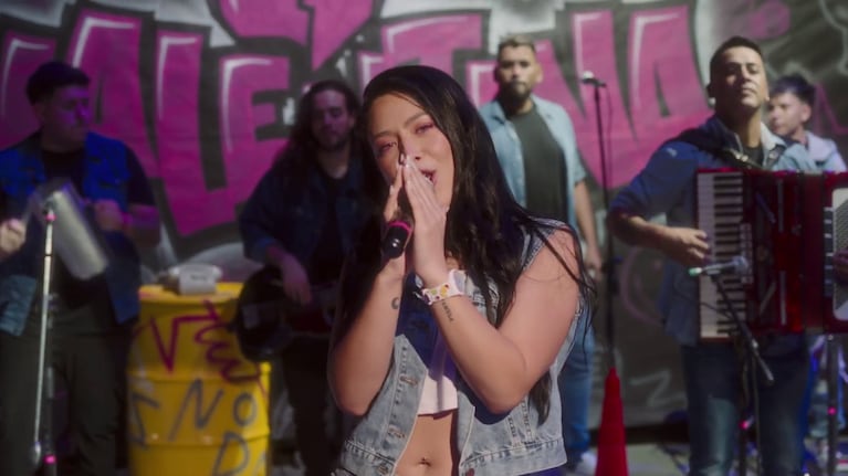 Valentina Márquez estrenó una cumbia de autoría propia