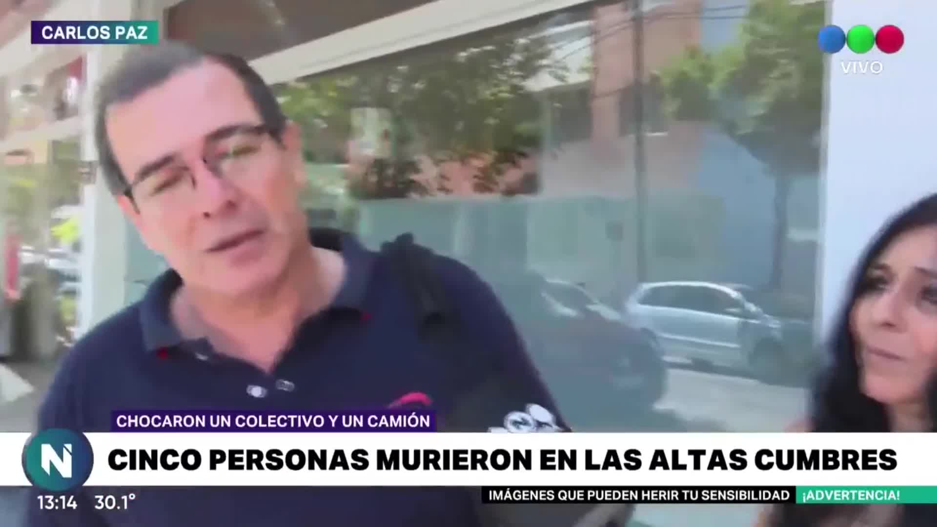 Fatal accidente en las Altas Cumbres: la palabra del colectivero