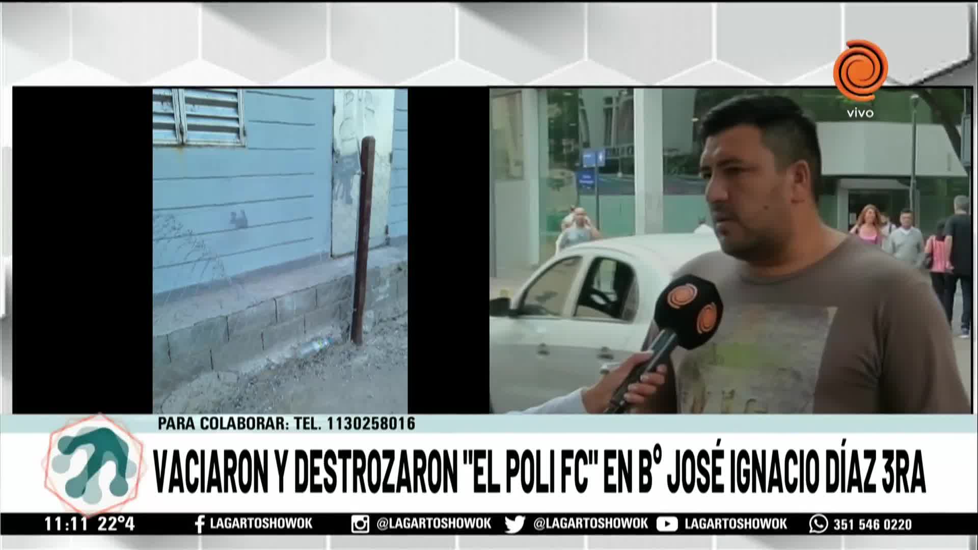 Robaron y destrozaron una escuelita de fútbol