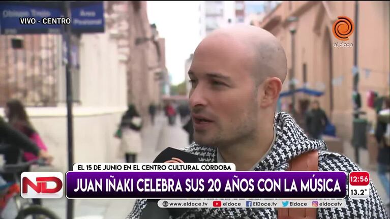 Juan Iñaki celebra sus 20 años con la música