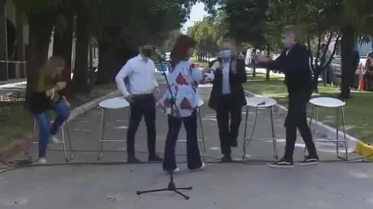 El blooper de la locutora con Cristina Kirchner