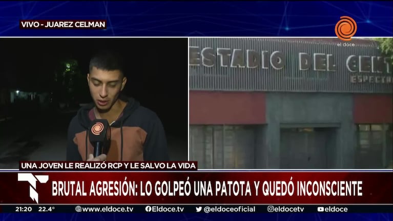 El reencuentro entre el joven patoteado y la chica que le hizo RCP