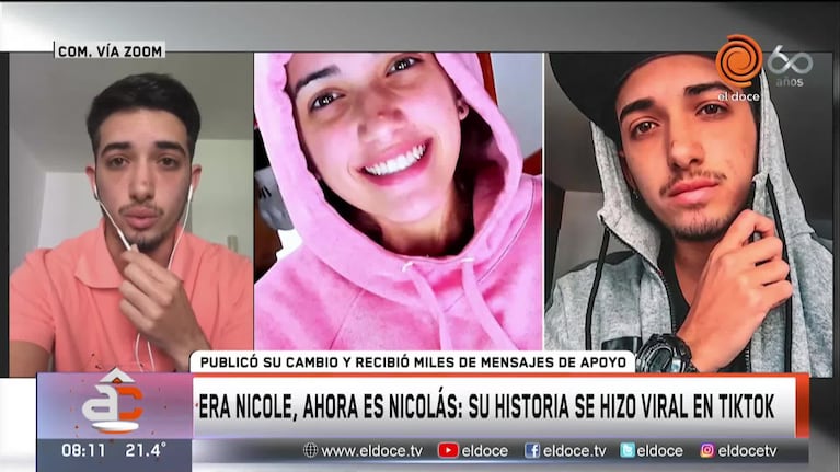 De Nicole a Nicolás: el cambio que se hizo viral en TikTok