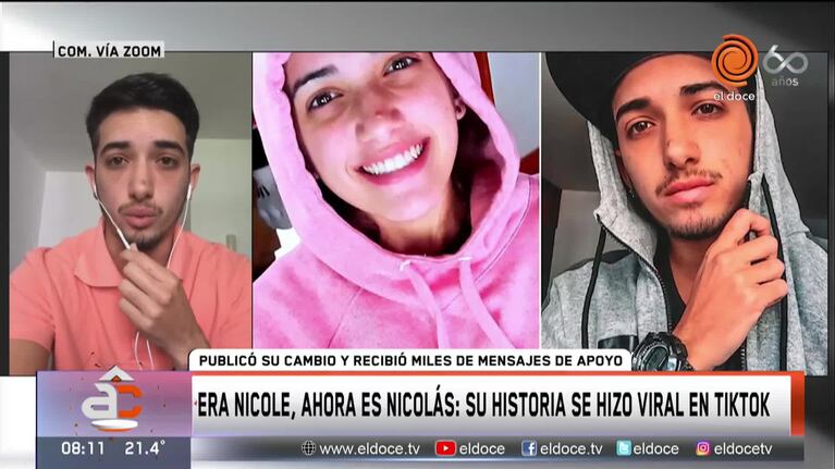 De Nicole a Nicolás: el cambio que se hizo viral en TikTok