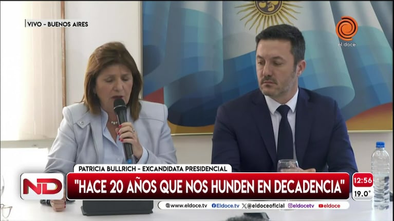 Bullrich confirmó que apoyará a Milei en el balotaje