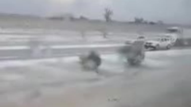 Fuerte tormenta en James Craik