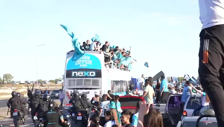 Histórica caravana de Belgrano campeón
