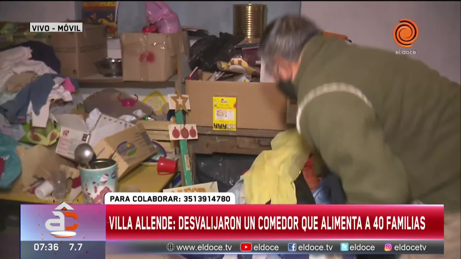 Villa Allende: le robaron mercadería a un merendero que recibe a 40 familias