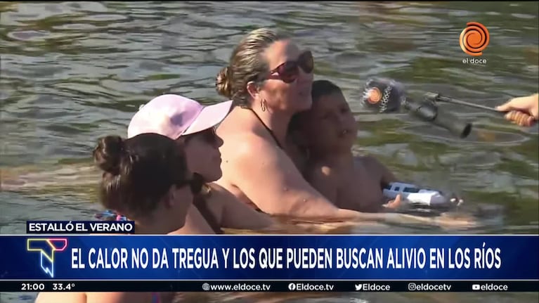 Los ríos de Córdoba se llenan de gente por las altas temperaturas