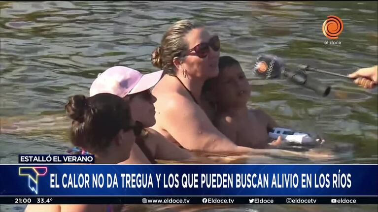 Los ríos de Córdoba se llenan de gente por las altas temperaturas