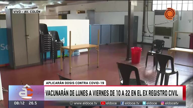 Testeos y vacunación de Covid: cómo es la atención en el ex Registro Civil