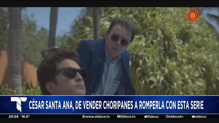 César Santa Ana, el actor cordobés elegido para la serie de Luis Miguel