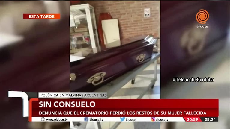 Denuncia que el crematorio perdió las cenizas de su esposa