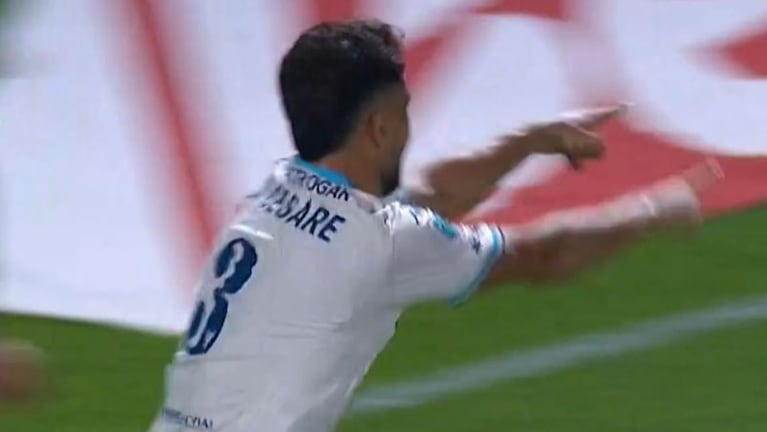 Di Cesare y el 2 a 1 de Racing ante Belgrano en Alberdi