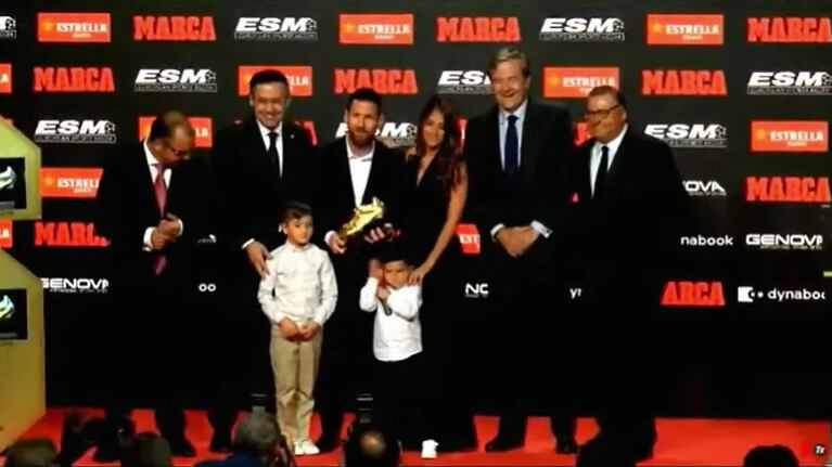 Mateo se llevó todas las miradas en la gala