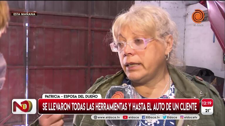 Desvalijaron un taller: desgarrador relato de los dueños