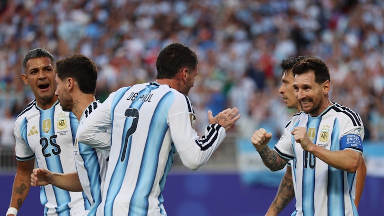 Messi confesó por qué se emocionó tras marcar el primer gol contra Argelia