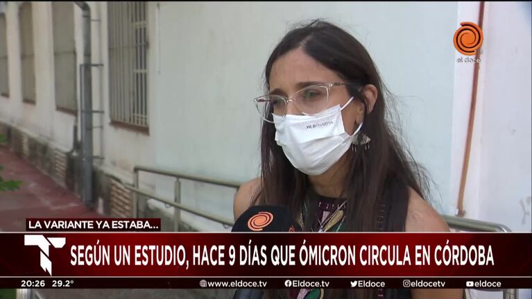 La variante Ómicron circula en Córdoba desde el 13 de diciembre