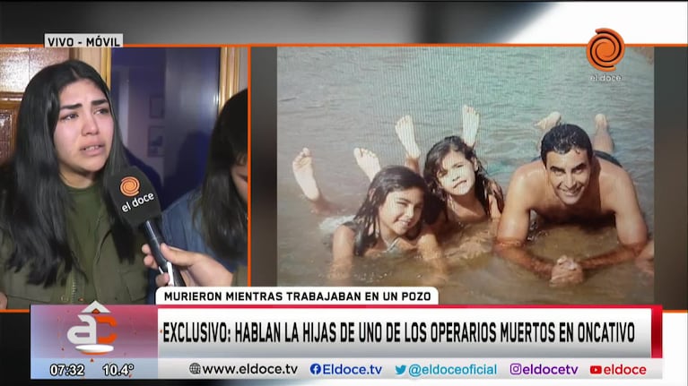 Las hijas de uno de los operarios muertos denunciaron que no tenía protección