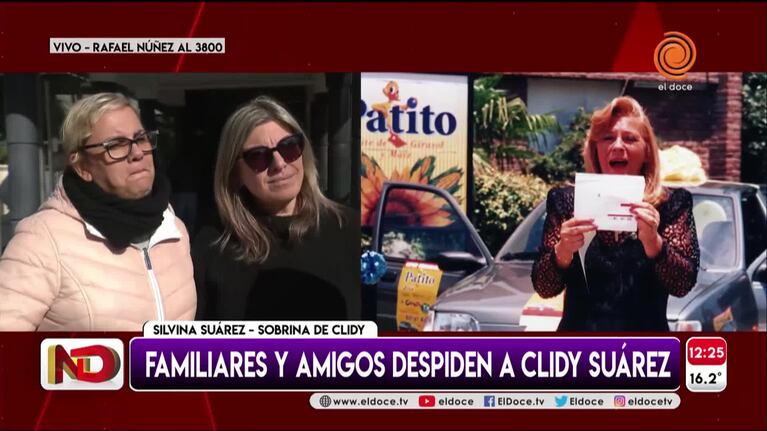 “Era la tía de todos”: las sobrinas de Clidy Suárez se despidieron de la locutora