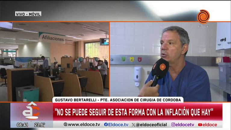 Médicos cirujanos aseguran que Apross no les paga desde septiembre