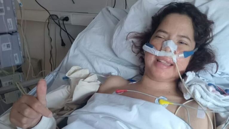 Maribel Oviedo se recupera en su casa de una neumonía bilateral