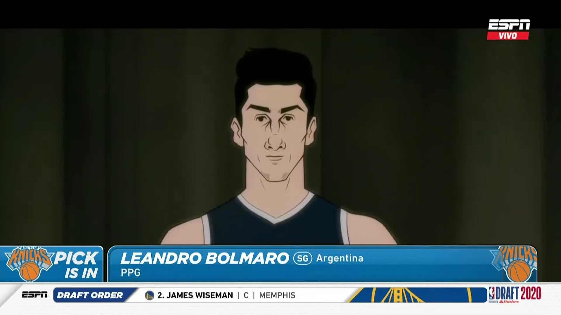 La elección de Bolmaro en el draft de la NBA