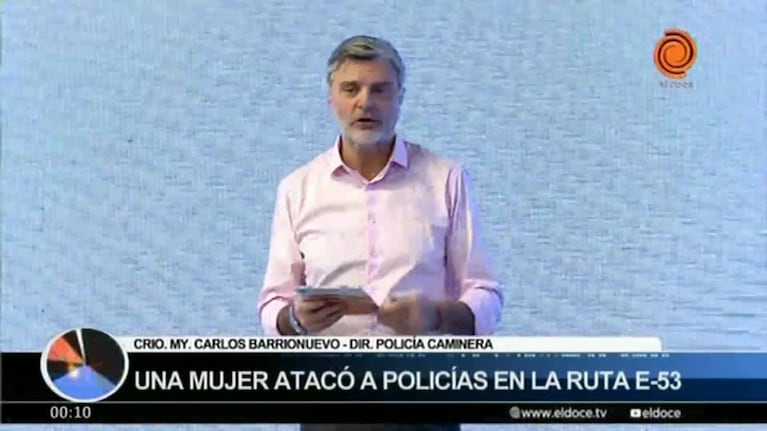 La respuesta de la Caminera por la agresión a policías en la E-53