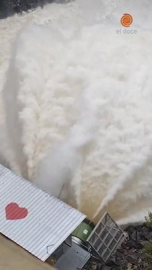 La “cola de la novia” en el dique San Roque