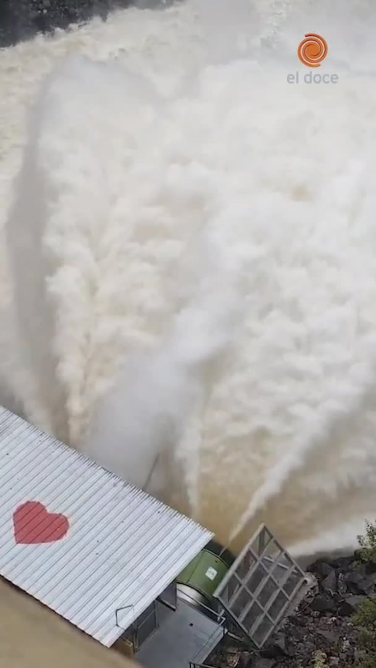 La “cola de la novia” en el dique San Roque