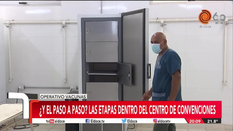 Operativo Córdoba: el recorrido por el centro de vacunación