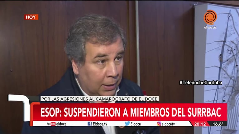 Los agresores del camarógrafo y el periodista de El Doce serán suspendidos