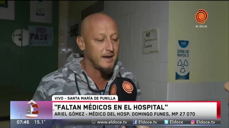 El hospital Domingo Funes, en problemas
