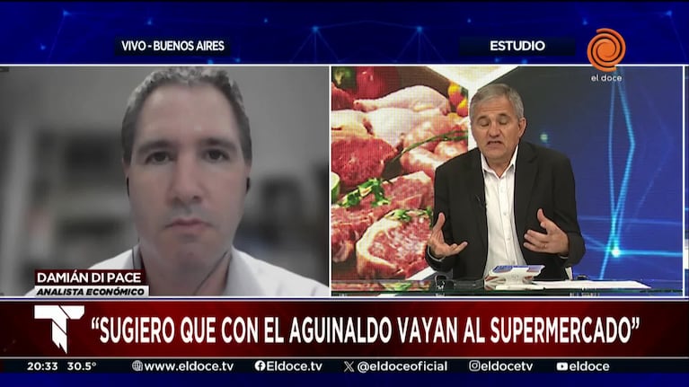 Di Pace y el aguinaldo: "Lo mejor es ir al supermercado"