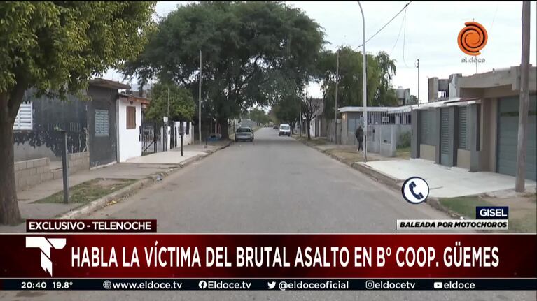 El testimonio de la mujer baleada por motochoros