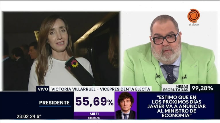 Villarruel advirtió una situación crítica del país
