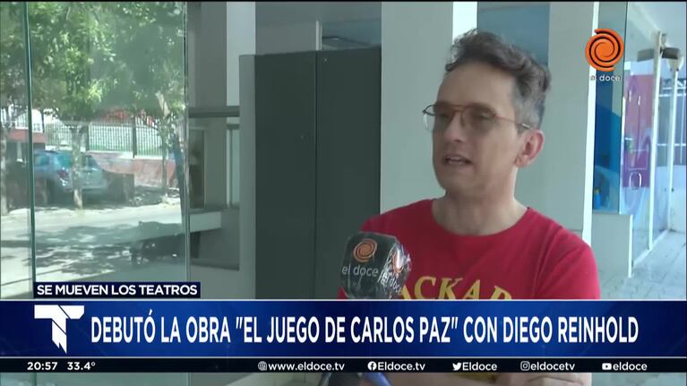 Diego Reinhold y una nueva apuesta en Carlos Paz