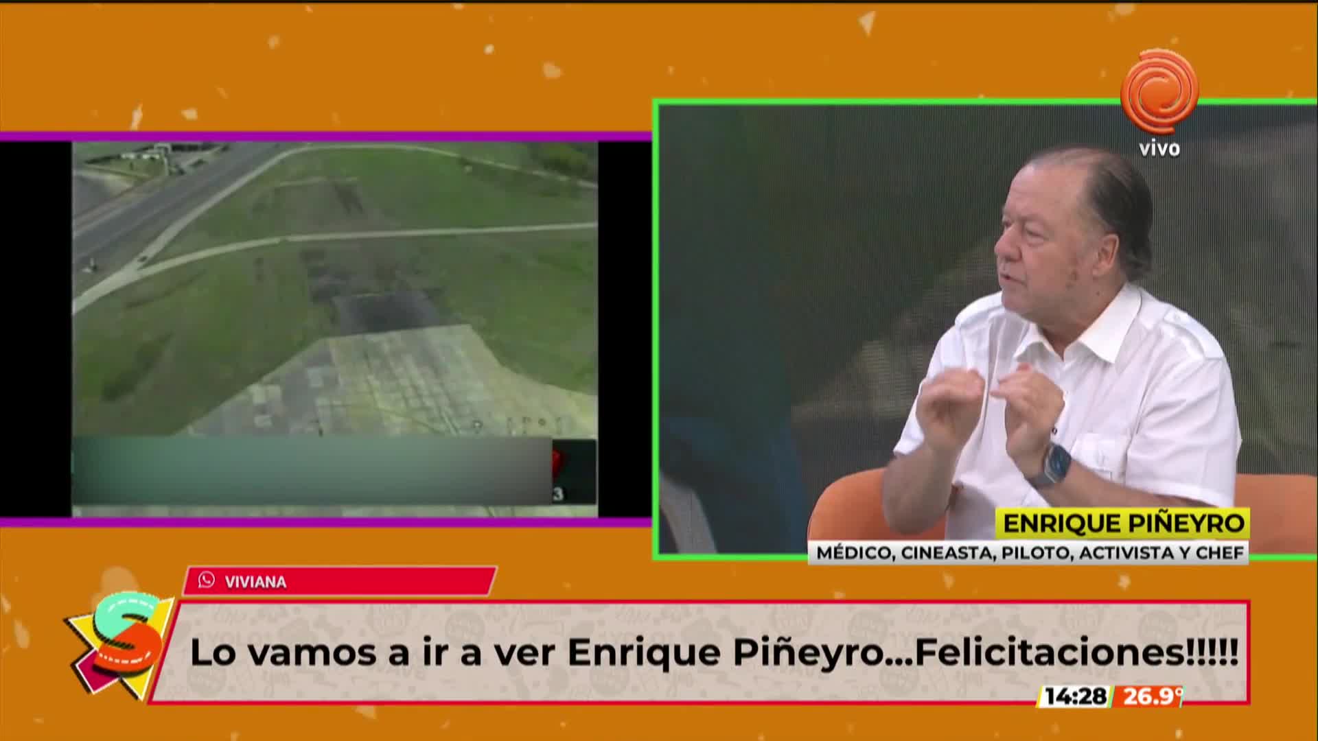 Enrique Piñeyro en Seguimos en El Doce