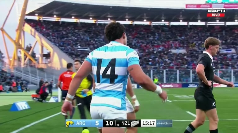 Video: el try de Los Pumas contra los All Blacks en Córdoba