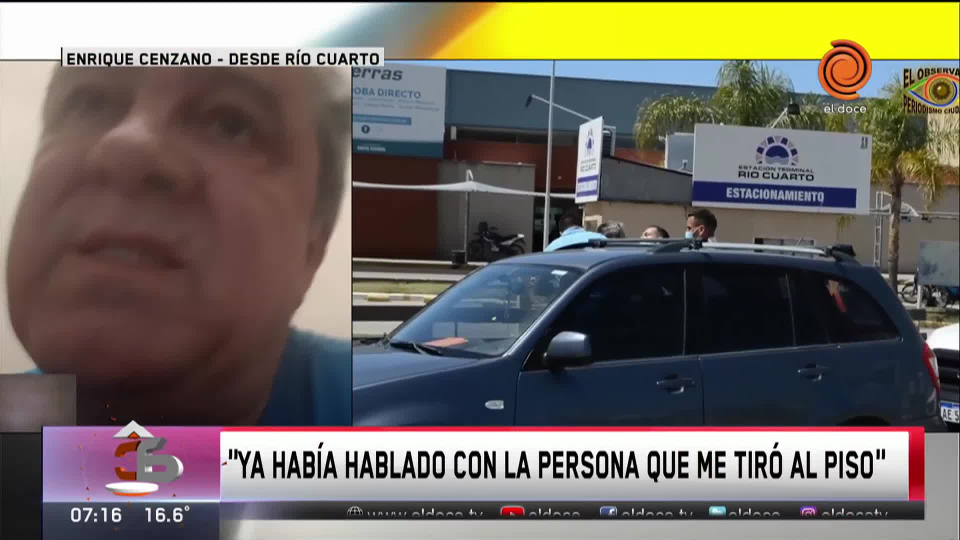 La palabra del vecino reducido por la custodia de Schiaretti