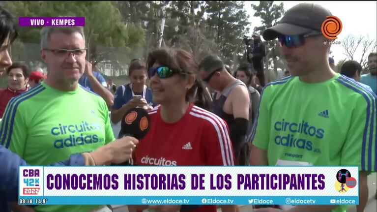 Los desafíos que superaron dos maratonistas con discapacidades