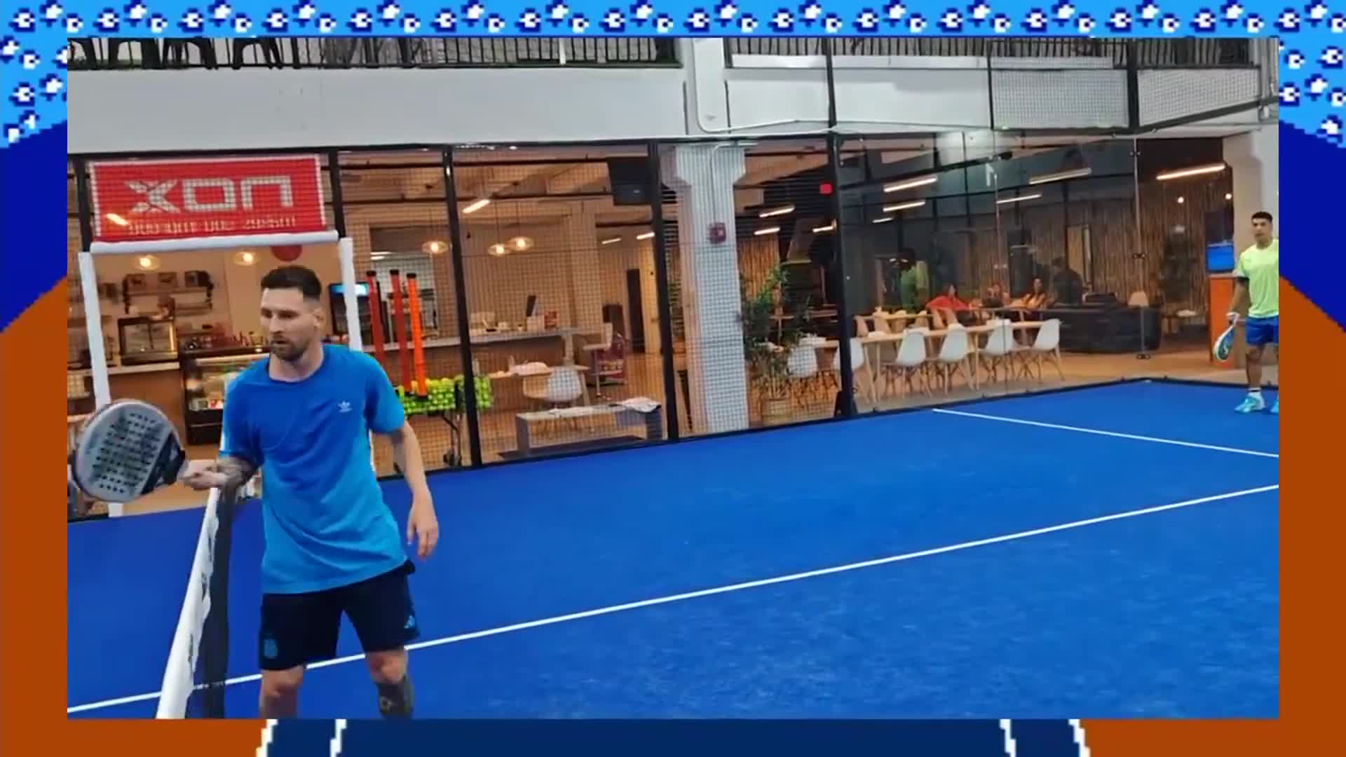 messi suarez padel