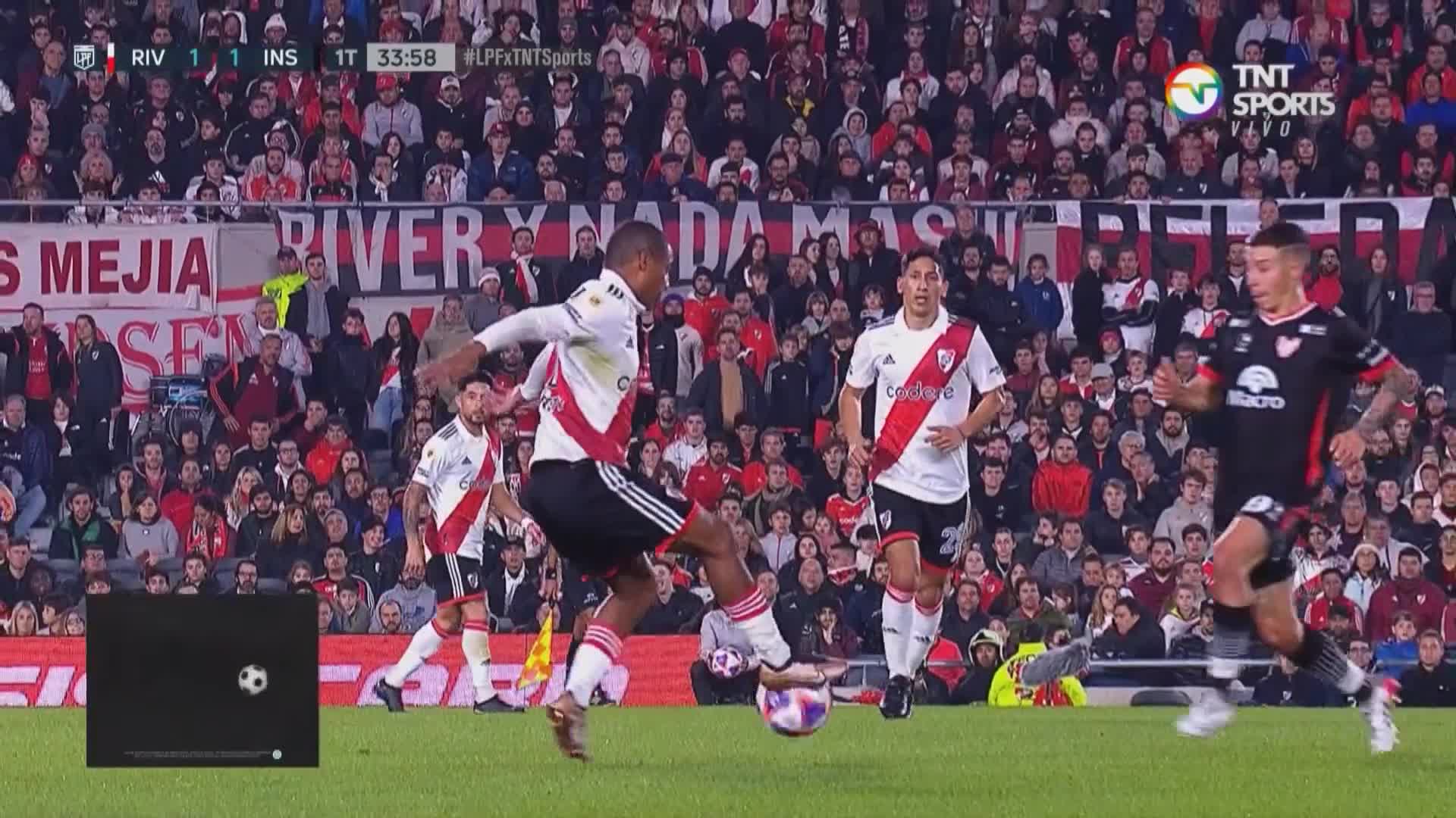 De la Cruz empató para River ante Instituto