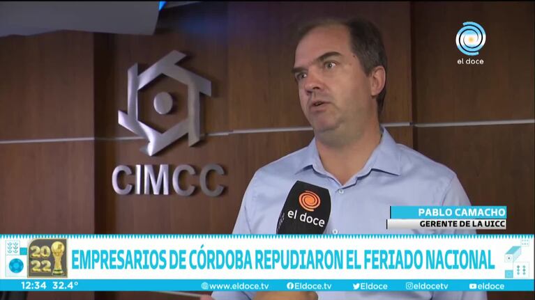 Empresarios de Córdoba repudiaron el feriado nacional por la Copa del Mundo
