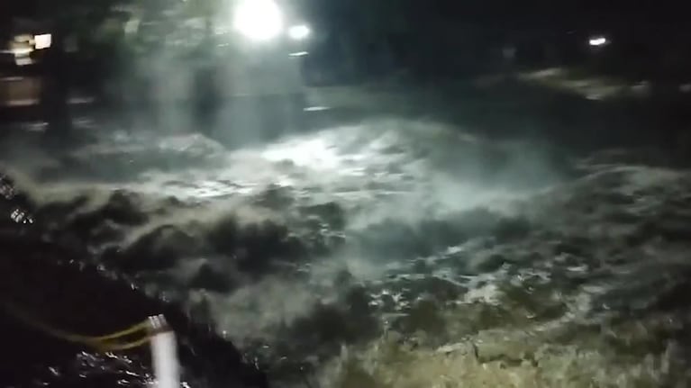 Intensa lluvia en las sierras del sur de Córdoba