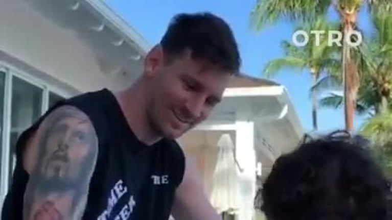 Messi y Ciro tomaron mates juntos