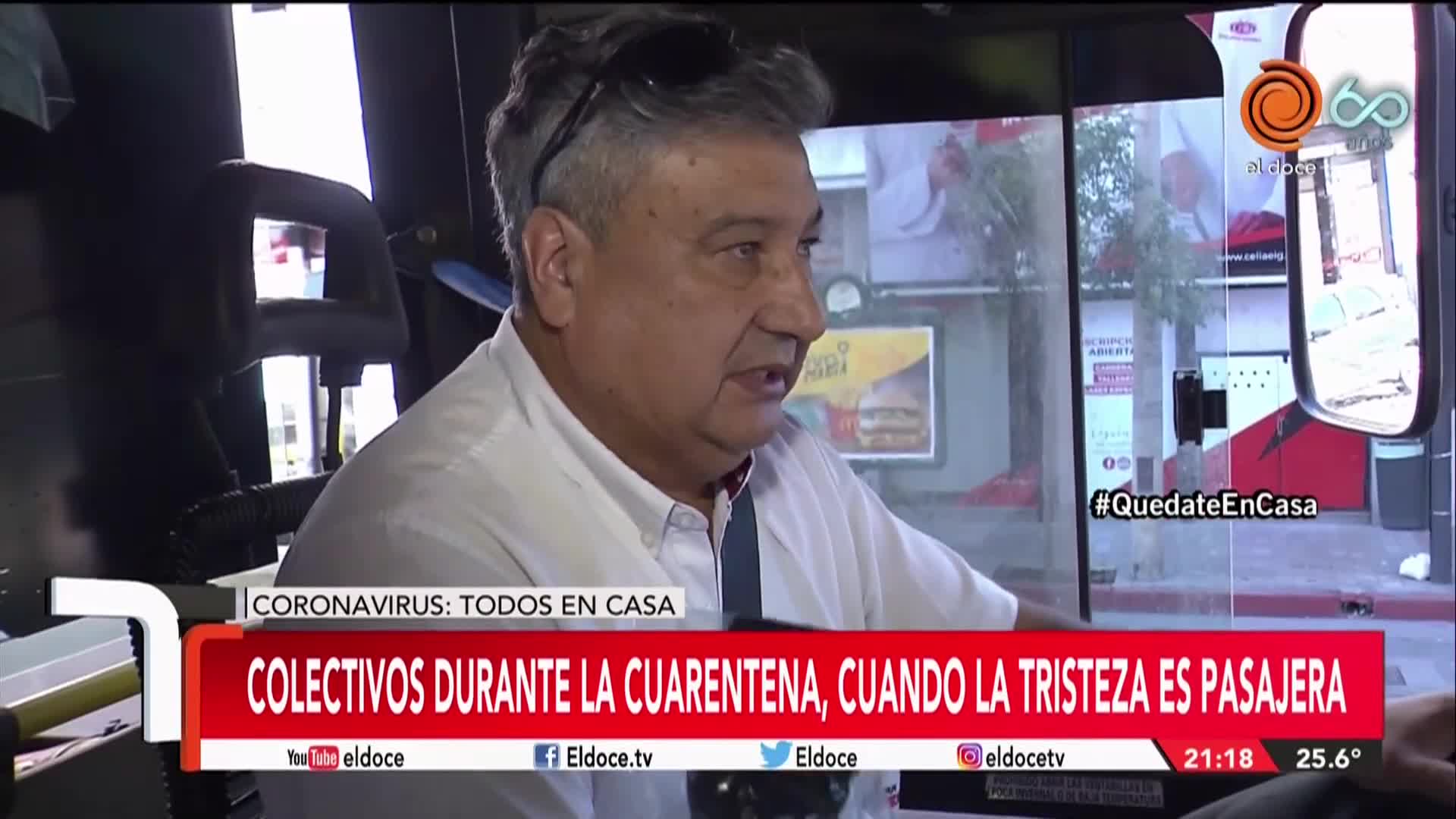 Colectivos durante la cuarentena: cuando la tristeza es pasajera